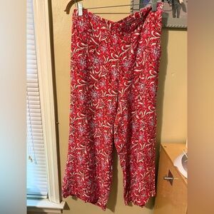 LOFT Wide Leg Cropped Culottes